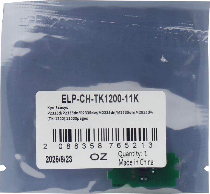 Чип <ELP-CH-TK1200-11K> для  Kyocera  Ecosys  P2335d/P2335dn/P2335dw/M2235dn/M2735dn/M2835dw 11K