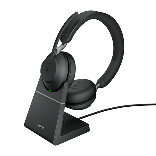 Гарнитура Jabra Гарнитура беспроводная Jabra Evolve2 65, Link380c MS Stereo Stand Black (26599-999-889)