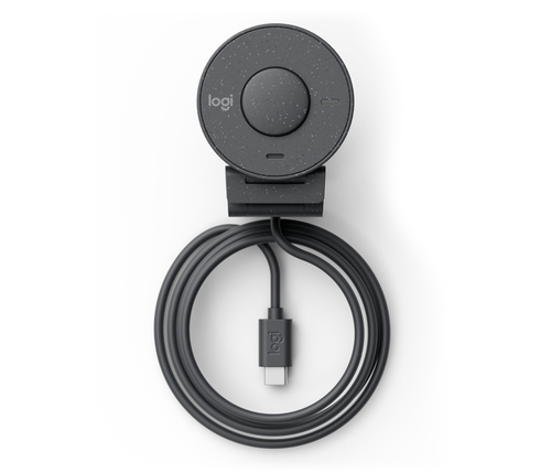 Веб-камера Logitech Brio 300 1920x1080, 30 кадр/с, USB Type-C, микрофон (шумоподавление), автоматическая фокусировка, автоосвещение, универсальное крепление