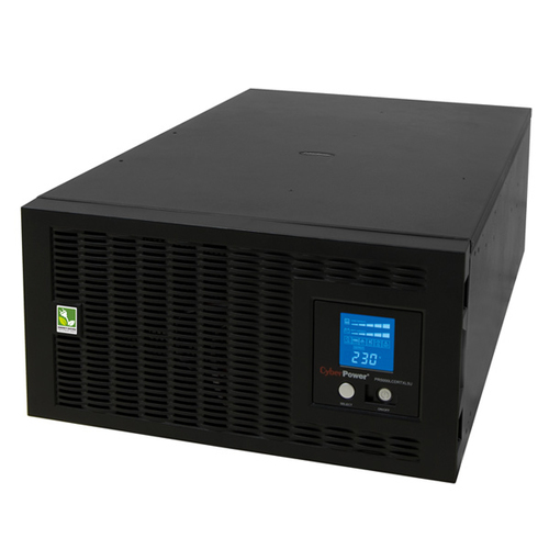 ИБП CyberPower PR6000ELCDRTXL5U, Rackmount, Line-Interactive, 6000VA/4500W, 8 IEC-320 С13, 2 IEC C19 розеток, 1 Hardwire 3-wire USB&Serial, RJ11/RJ45, SNMPslot, LCD дисплей, Black, 0.9х0.5х0.5м., 120кг./ UPS Line-Interactive CyberPower PR6000ELCDRTXL5U 6000VA/4500W USB/RS-232/Dry/EPO/SNMPslot/RJ11/45/ВБМ (8 IEC С13, 2 IEC C19, 1 клеммная колодка)