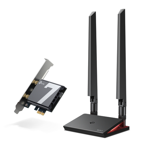 TP-Link Archer TBE550E BE9300 Трехдиапазонный беспроводной PCI Express-адаптер Wi-Fi 7  с  поддержкой  Bluetooth 5.4