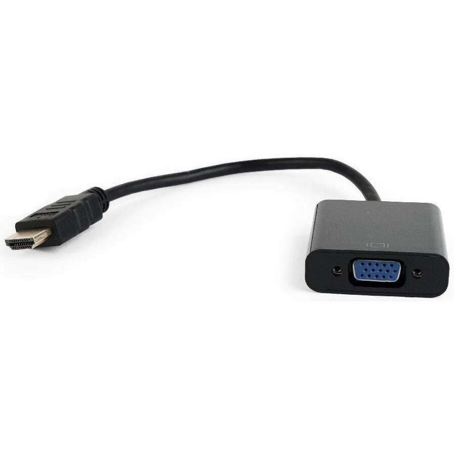 Bion Переходник с кабелем HDMI - VGA, 19M/15F, длина кабеля 15см [BXP-A-HDMI-VGA-04]