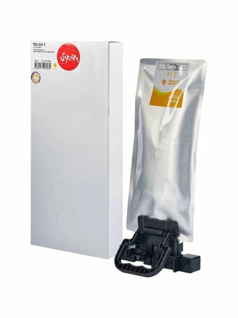SIC13T01D400 C13T01D400 (T01D4 Y) контейнер с чернилами Sakura для Epson, желтый, 20000 к., 220 мл.