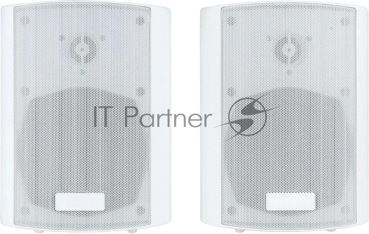 Акустическая система Gemini GHSI-W525BT-PR-WHT Активная + пассивная АС, 5.25" НЧ + 0.75" ВЧ, мощность RMS/Peak 60/150 Вт, АЧХ 45-20000 Гц, динамики: 5" НЧ, 1" ВЧ, IP44, BT, 3,5 мм AUX вход, 3,5 мм AUX выход, настенные крепления, пульт ДУ, цвет белый