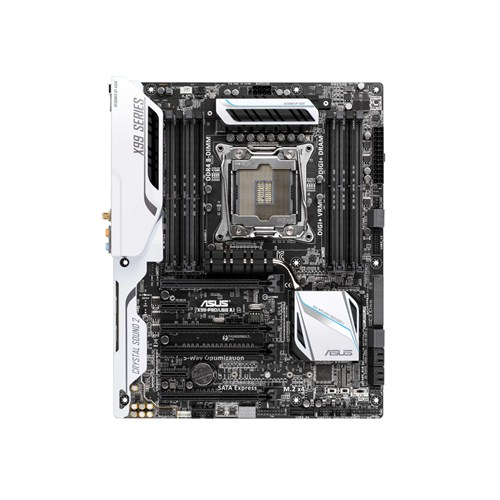ASUS X99-PRO RTL {LGA2011-v3, X99, DDR4, PCI-E, GBL, SATAIII, 8-ch Audio, Wi-Fi, Bluetooth, ATX}