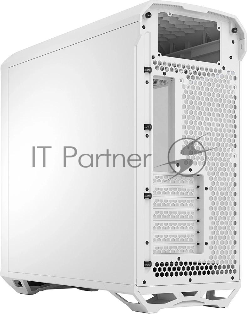 Компьютерный корпус Fractal Design Torrent белый TG Clear Tint / E-ATX, TG, 2x3.5, 4x2.5, 7xPCI, 1xUSB-C, 2xUSB 3.0 / 2x180мм, 3x140мм fans inc. / FD-C-TOR1A-03