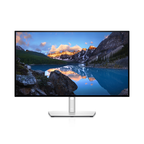 МОНИТОР 27" DELL U2722D Silver-Black с поворотом экрана (IPS, 2560x1440, 5 ms, 178°/178°, 350 cd/m, 1000:1, +HDMI 1.4