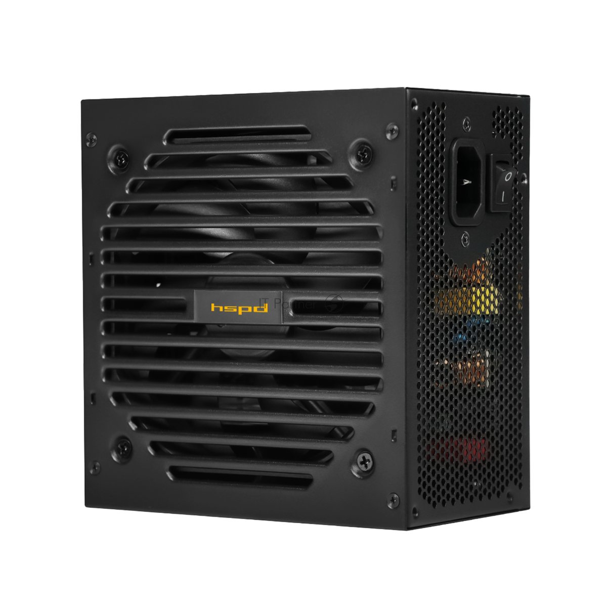 Блок питания Power Supply HSPD, 700W 80 PLUS Bronze (ATX, 2.31, Semi-modular, 1x24(20+4)pin 550мм, 1xCPU*2 8(4+4)pin 600+150мм, 1xPCIe*2 8(6+2)pin 500+150мм, 2xSATA*3 400+150+150мм, 1xMOLEX4pin*3+FDD 400+150+150+150мм, Active, 120x120мм, 150x140x86мм, APFC, OVP, UVP, SCP, OPP, OCP, OTP, черный)