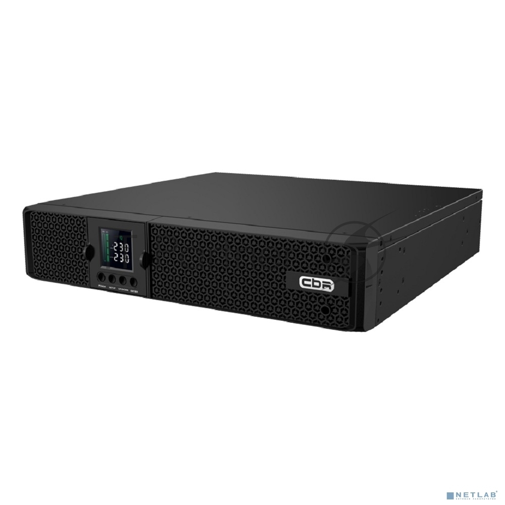 Источник бесперебойного питания CBR PLS-1.5KRT-8I-LCHERSC / 1500 ВА / 1350 Вт / 8 x IEC 320 C13