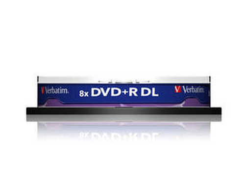 DVD+R Disc Verbatim   8.5Gb  8x  (уп. 10 шт) Double  Layer,  на шпинделе  (43666)