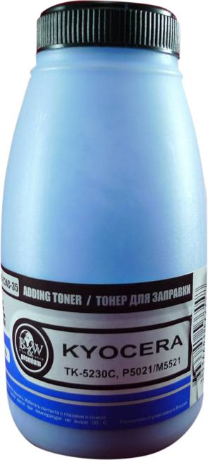 KPR-224C-35 Тонер для Kyocera TK-5230C, P5021/M5521 Cyan (фл. 35г) 2.2K  B&W Premium фас.Россия