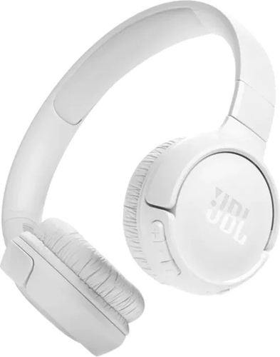 Беспроводные наушники JBL Tune 520BT белый, накладные, Bluetooth, быстрая зарядка, складная конструкция