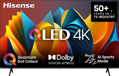 Телевизор 85'' Hisense 85E7NQ, 4K, 3840x2160, Smart TV, черный (85E7NQ)