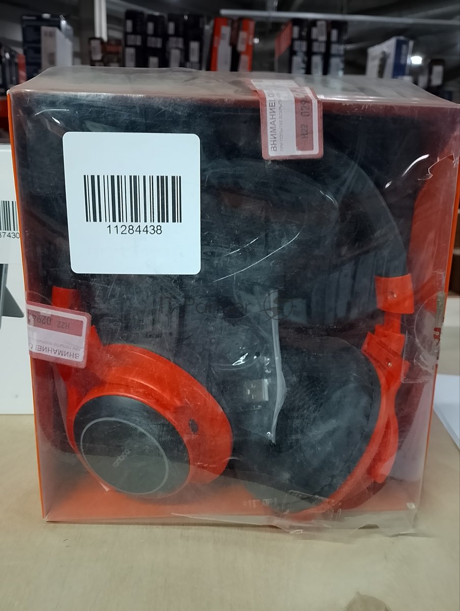 (Поврежденная упаковка) Наушники беспроводные ROMBICA BLUETOOTH MYSOUND BH-15 ORANGE BH-N006