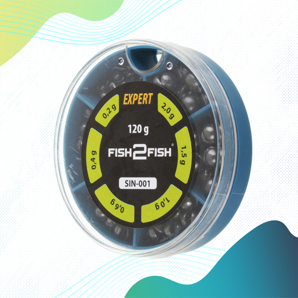 Набор грузил AK Fish2Fish SIN-001 120 гр