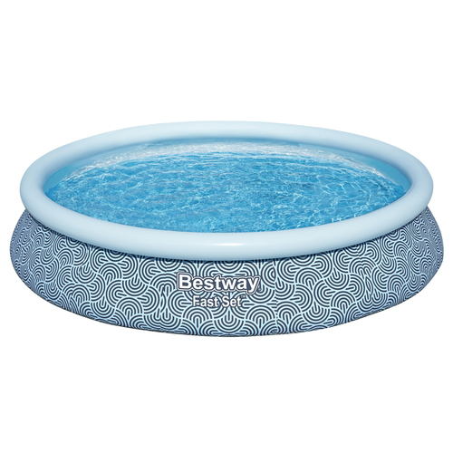 Бассейн с надувным бортом Bestway 57313, 457х84 см, 9677 л, фильтр-насос