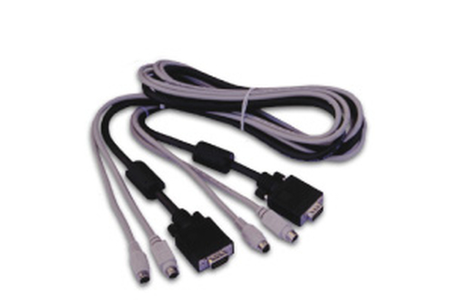 KVM-кабель D-Link - DKVM-CB3, D-Sub (Male) - D-Sub (Male) + 2xPS/2 (Male), 1.8 м, DKVM-CB/B1A