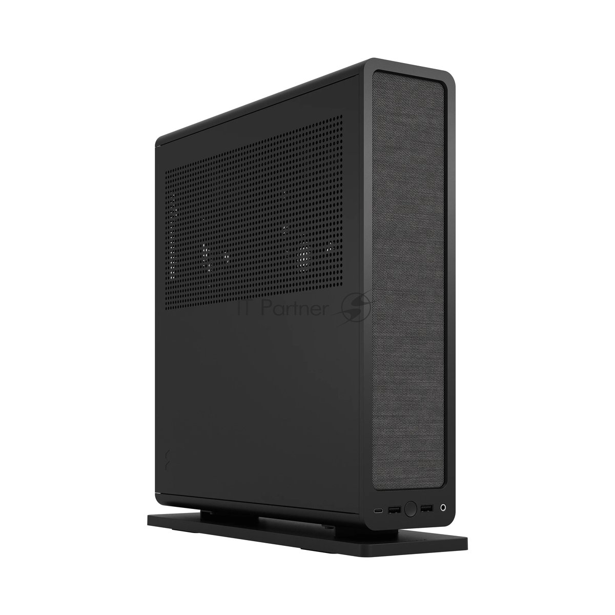 Корпус без блока питания Fractal Design Ridge, 2x140mm, 2xUSB-A 3.2 + 1xUSB 3.2 Type-C, SFX PSU Support, mITX Black
