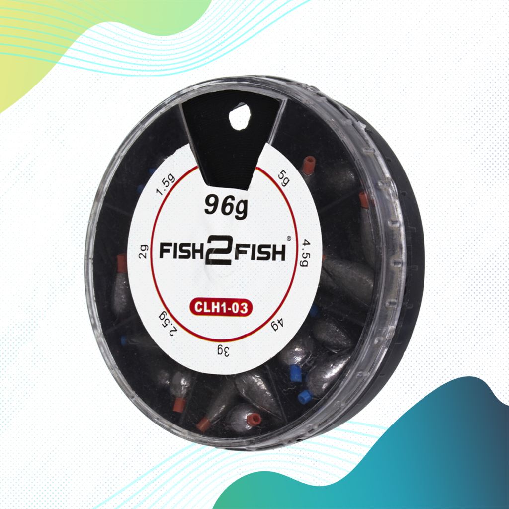Набор грузил AK Fish2Fish CLH1-03, 96гр