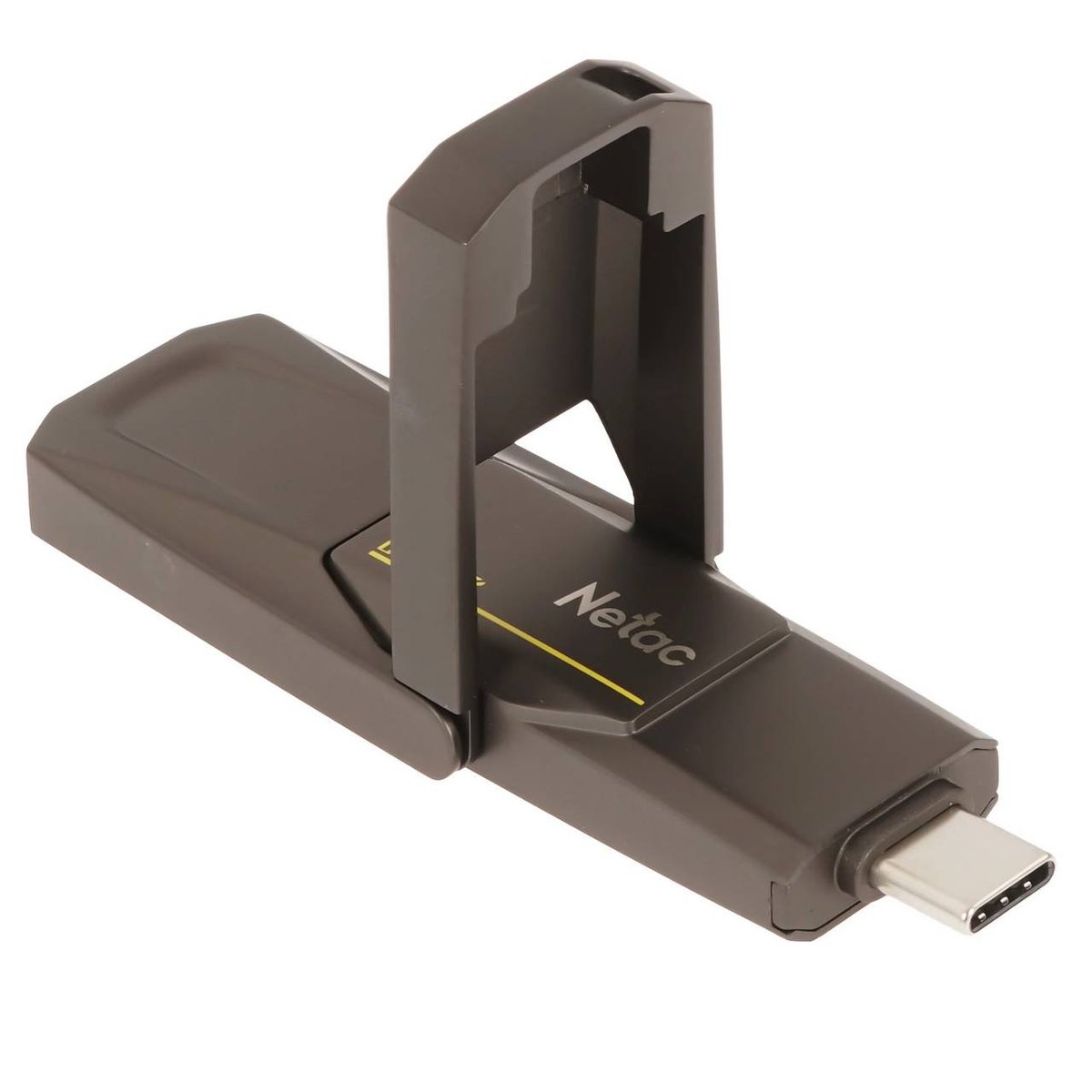 Netac Флеш-накопитель US5 NT03US5C-256GB-32TA USB3.2 256GB black +TypeC Solid St