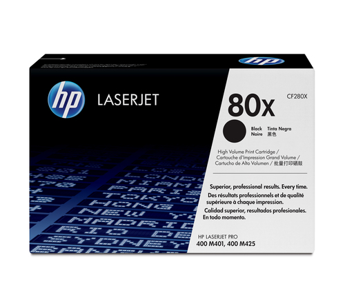 Тонер-картридж HP 80X Black для LJ Pro 400 MFP M425dn/M425dw M401a/M401d/M401dn/M401dw (6900 стр) ( CF280X )