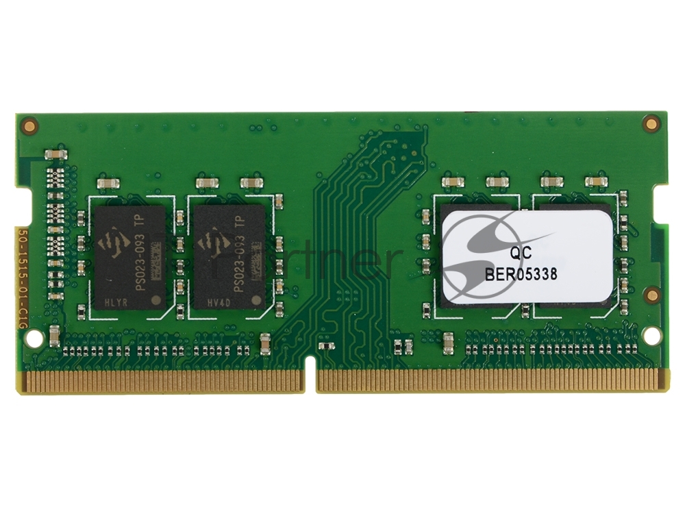 Оперативная память Patriot Signature, DDR4, 4GB (1x4 GB), 2400 MHz, CL17, SO-DIMM