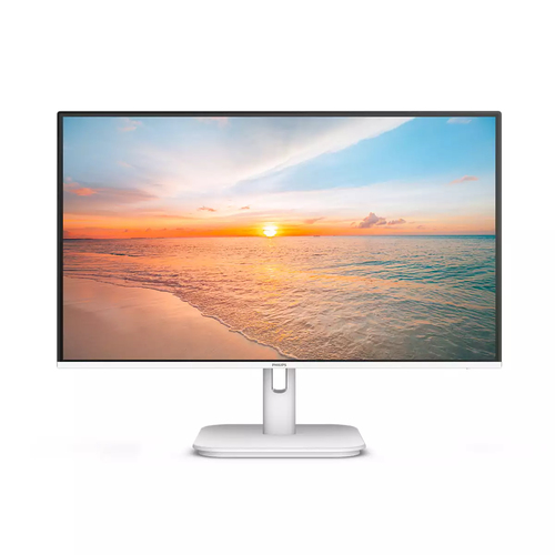 Монитор 23,8" Philips 24E1N1100AW 1920x1080, WLED, 16:9, IPS, 300cd, 1300:1, MID, 4ms, 178/178, VGA, HDMI, 120Hz, Speakers, Tilt, Inter, VESA, White, 3y