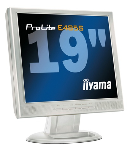 19"    ЖК монитор IIYAMA ProLite E485S-W (LCD, 1280x1024,  D-Sub,  DVI)
