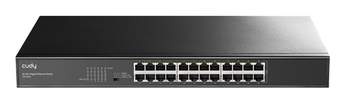 Коммутатор CUDY 24-Port Gigabit Metal Switch 19 inch 24-Port Gigabit Switch, 24 Gigabit RJ45 Ports, IGMP Snooping, Loop Detection/Prevention, 802.1p/DSCP QoS, Switch/VLAN/Extend working mode DIP switch, 19 inch Rack-mount Steel Case, Power Saving, Plug & Play, Rack-Mount kits included (GS1024L)