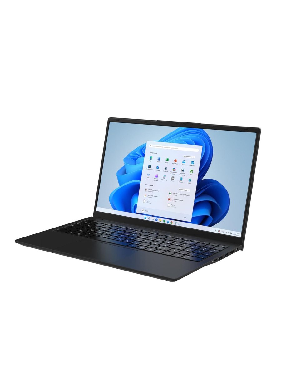 Ноутбук 15.6" IPS FHD RIKOR PRO 5 15’’ M-04 R-N NINO 203.2/IC-025 (КДБА.466259.018-01) черный (Core i5 1155G7/16Gb/512Gb SSD/VGA int/W11Pro) (D8DF78F6