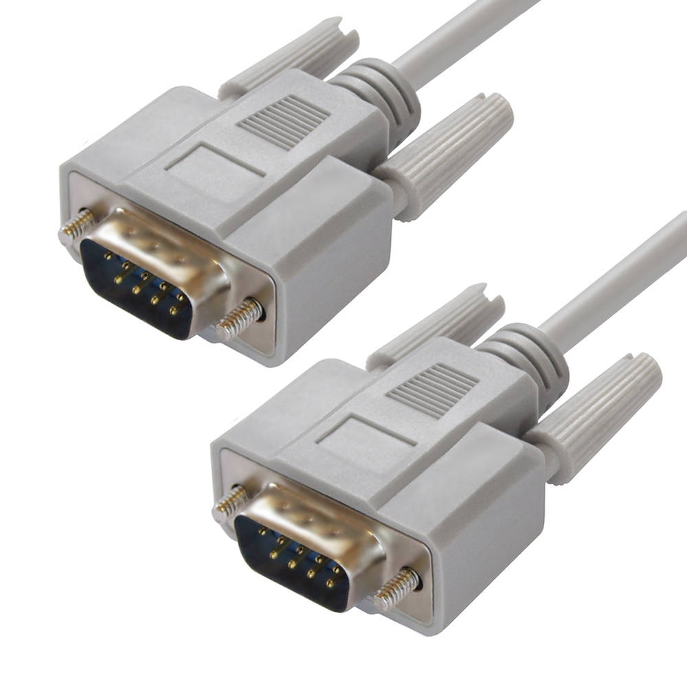 Кабель GCR GCR-DB9CM2M-5m, RS-232 DB9 M/M, 5 м, экран