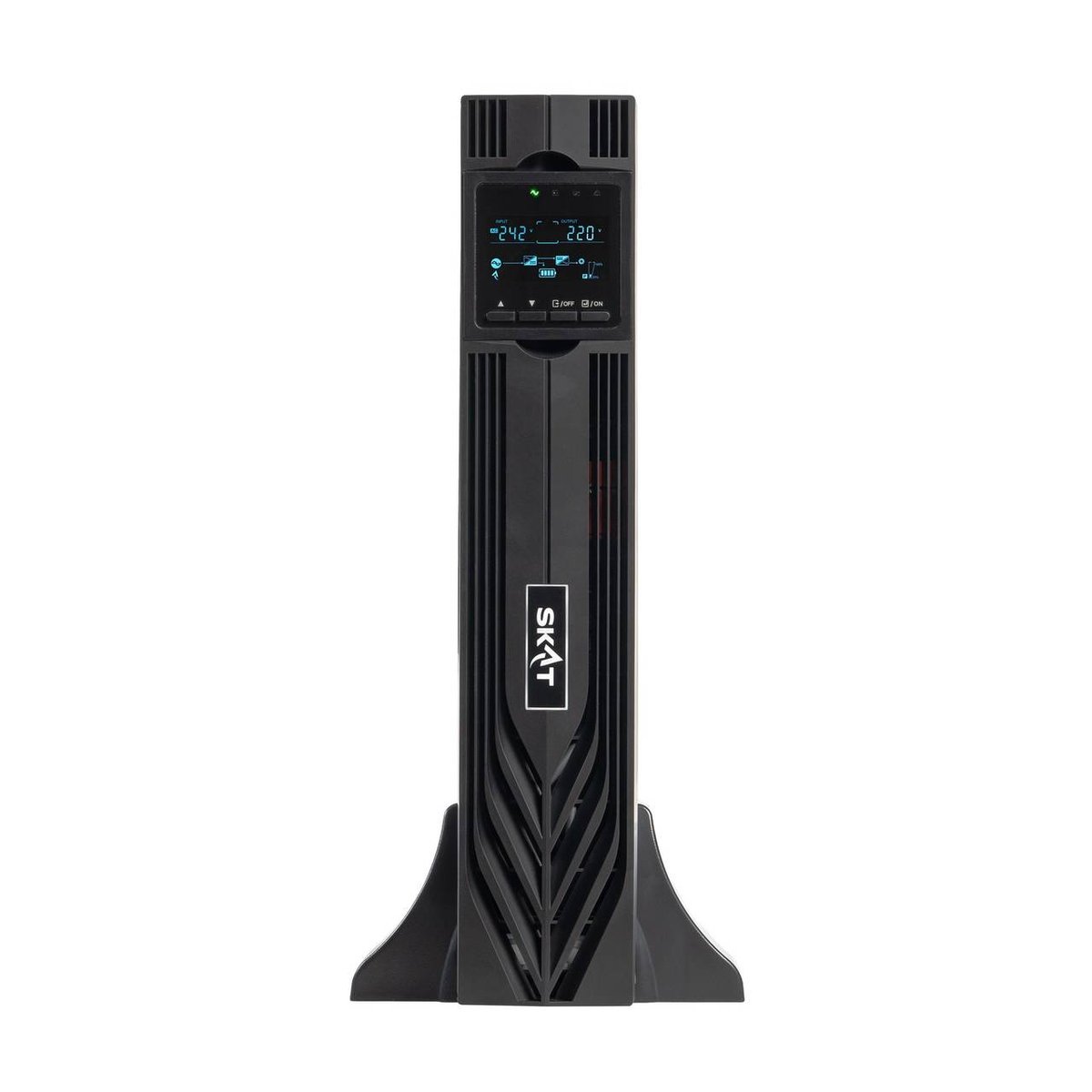 Бастион ИБП SKAT-UPS 2000-RACK-ON P3 {Online, синус, 2000ВА/2000 Вт, стойка/на пол, 2xSchuko, встр. SNMP/USB/RS-232/EPO, БЕЗ АКБ