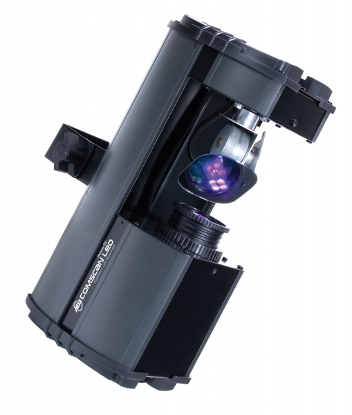 American DJ Comscan LED Светодиодный сканер, 8 цветов и гобо, 5 DMX каналов, звук активация, M/S
