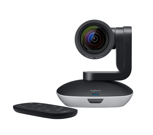 Web-камера Logitech - PTZ Pro 2, 1920 x 1080, USB 2.0, angle of view 90°, angle of rotation ±130°, AF, цвет чёрный, 960-001186