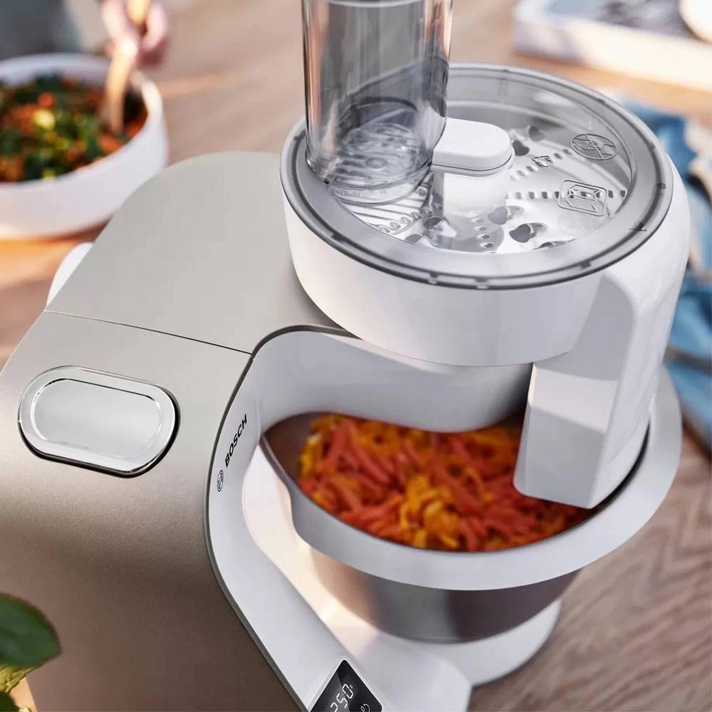 BOSCH Mum5 MUM5XW10 планетар.вращ. 1000Вт белый/бежевый