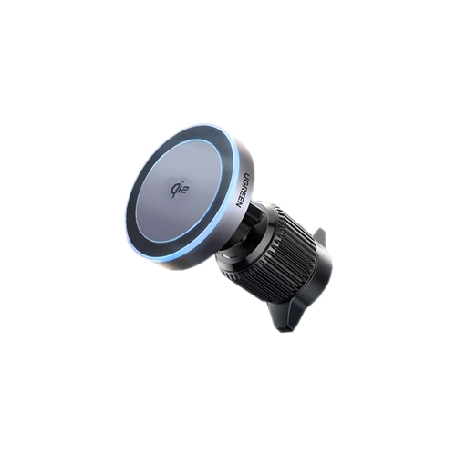 Автомобильное беспроводное зарядное устройство UGREEN W708 (35970) 15W Magnetic Car Wireless Charger Qi2 For Air Vent Mount. Цвет: черный