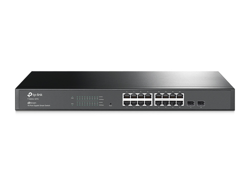 TP-LINK <T1600G-18TS> Управляемый коммутатор (16UTP 1000Mbps  +  2SFP)