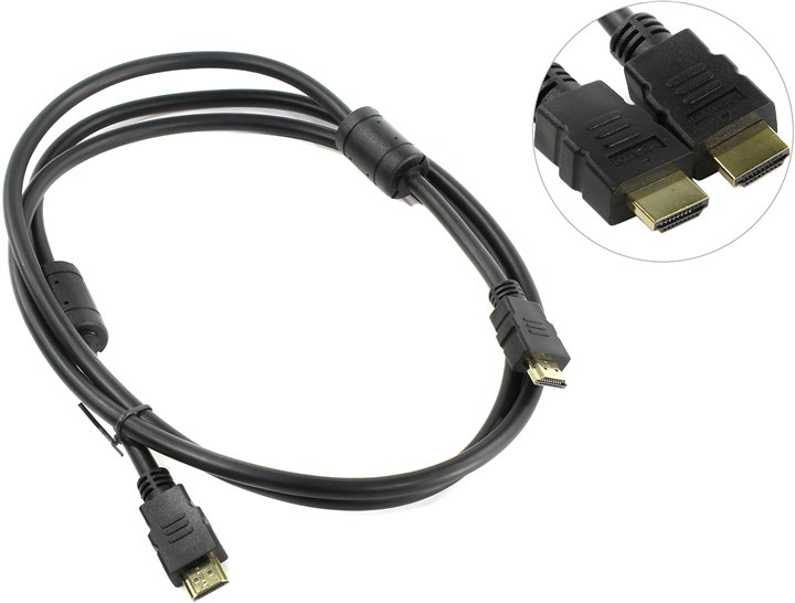 AOpen <ACG711D-1.8м> Кабель HDMI to HDMI (19M -19M) 1.8м  2 фильтра ver2.0