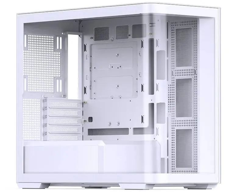Корпус JONSBO D300 White без БП, боковая панель из закаленного стекла, mini-ITX, micro-ATX, белый