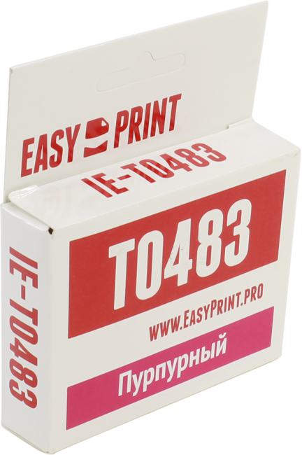 Картридж струйный EasyPrint IE-T0483 C13T0483 для Epson Stylus Photo R200/300/RX500/600, пурпурный, с чипом