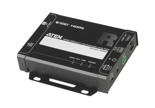 Приемник Aten ProAV black: HDMI HDBaseT-Lite Приемник с POH (4K@40 м)