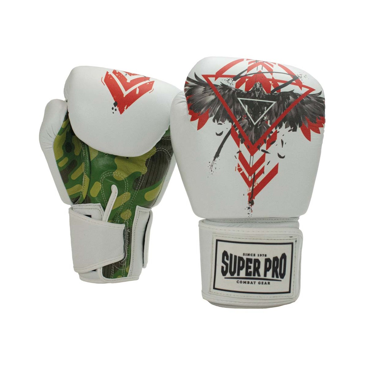 Перчатки боксерские Super Pro RAVEN SPBG184-90800 (12 oz)