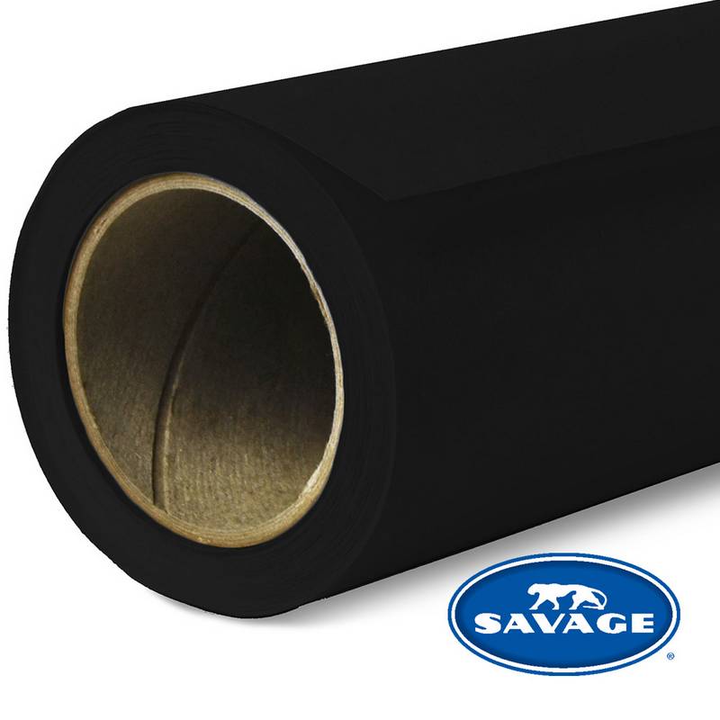 Savage фон бумажный Super Black 20-12 2.7х11м