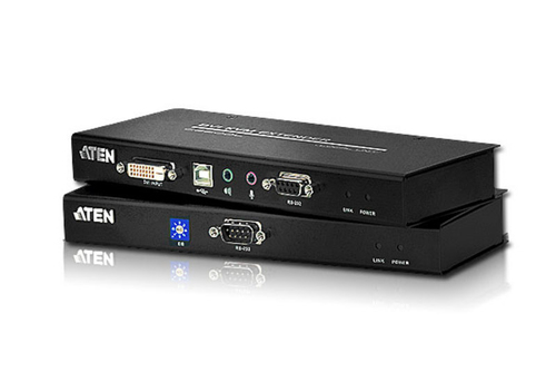 Удлинитель KVM Aten CE600-AT-G, USB DVI Cat 5 KVM Extender (1024 x 768@60m)