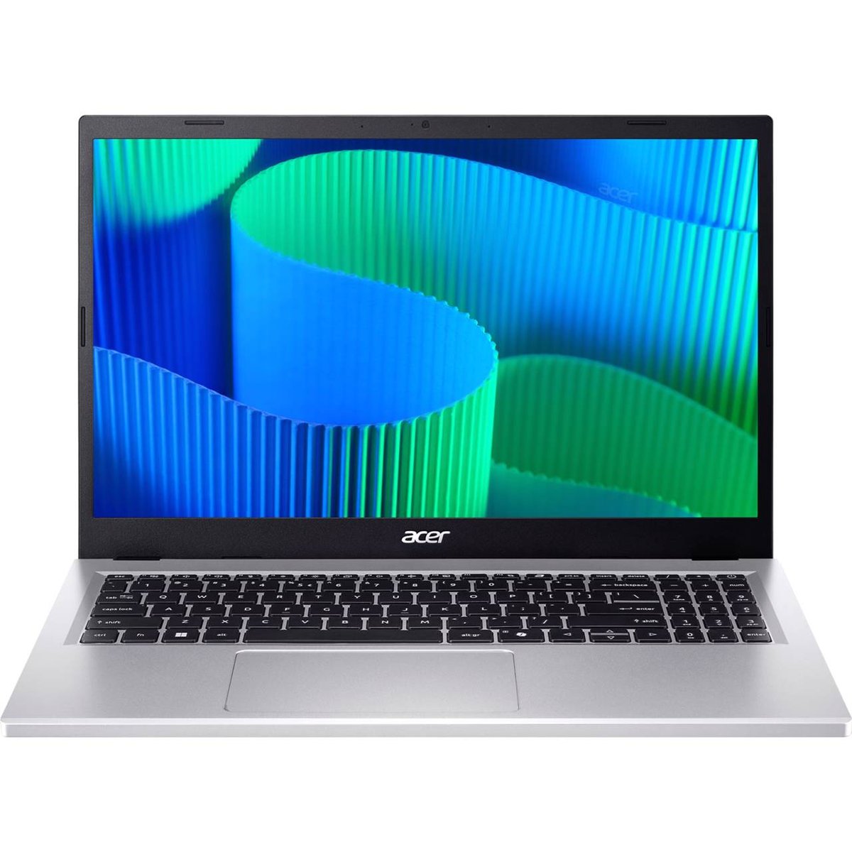 Ноутбук Acer Extensa 15 EX215-57-56ZN - 15.6", 1920x1080 (Full HD), Intel Core i5 1334U 1300MHz, DDR5 16 ГБ, SSD 512 ГБ, Intel Iris Xe Graphics, Bluetooth, Wi-Fi, серебристый, ОС не установлена, NX.EJAER.008
