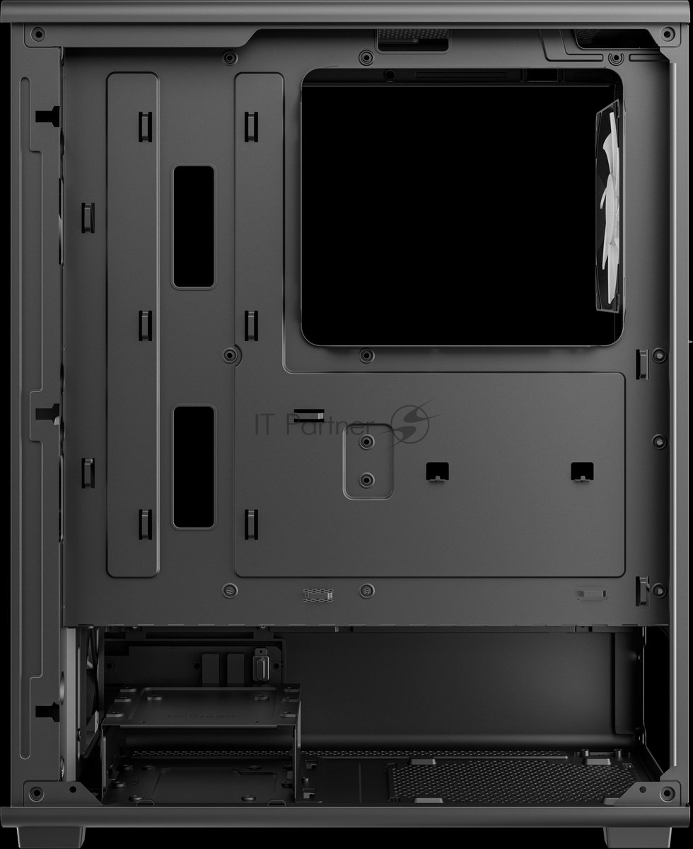 Корпус DeepCool CC550 4F, Midi-Tower, чёрный, 4 x 120 мм