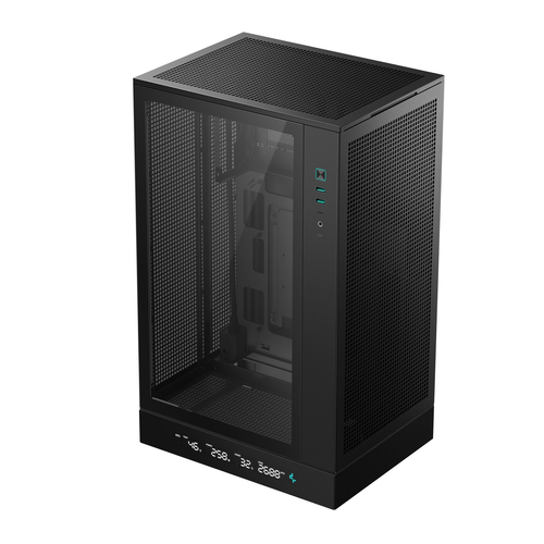 корпус Deepcool CH270 DIGITAL без БП, черный, MICRO ATX/MINI-ITX (R-CH270-BKNDM0-G-1)