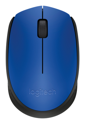 Logitech M170 Blue Wireless Mouse <910-004647>  (RTL) USB 3btn+Roll