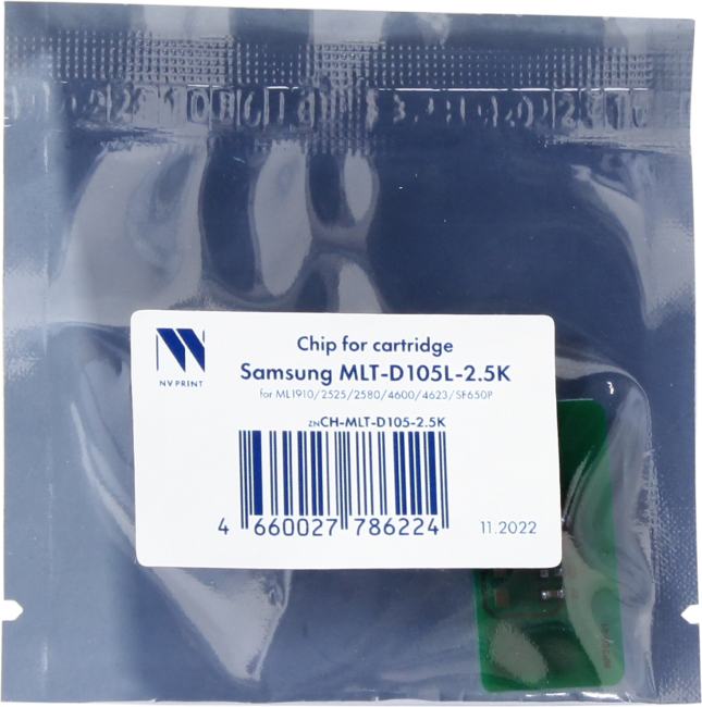 Чип NV-Print NV-CH-MLT-D105L-2.5K  для Samsung ML1910/1915/2525/2580/4600/4606/4623/SF650P