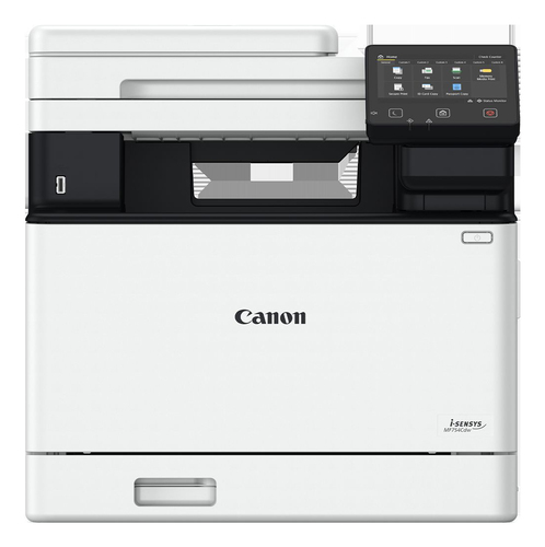 Canon i-Sensys Colour MF754Cdw А4, МФУ, лазерное, цветное, 33стр/мин, 1200dpi, 1200МГц, 1024Мб ,WiFi/Bluetooth/AirPrint/USB/Ethernet, 2100стр/картридж, (5455C019 /5455C009)
